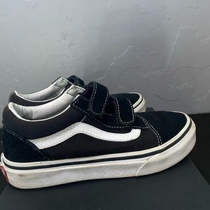 Black Velcro vans